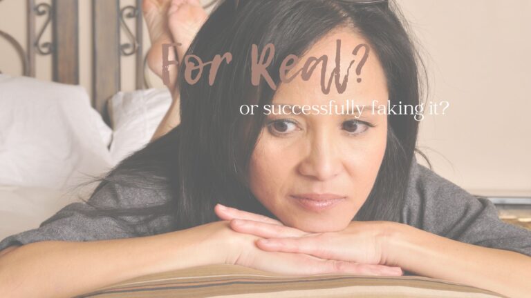 Are You for Real… Or Successfully Faking it?